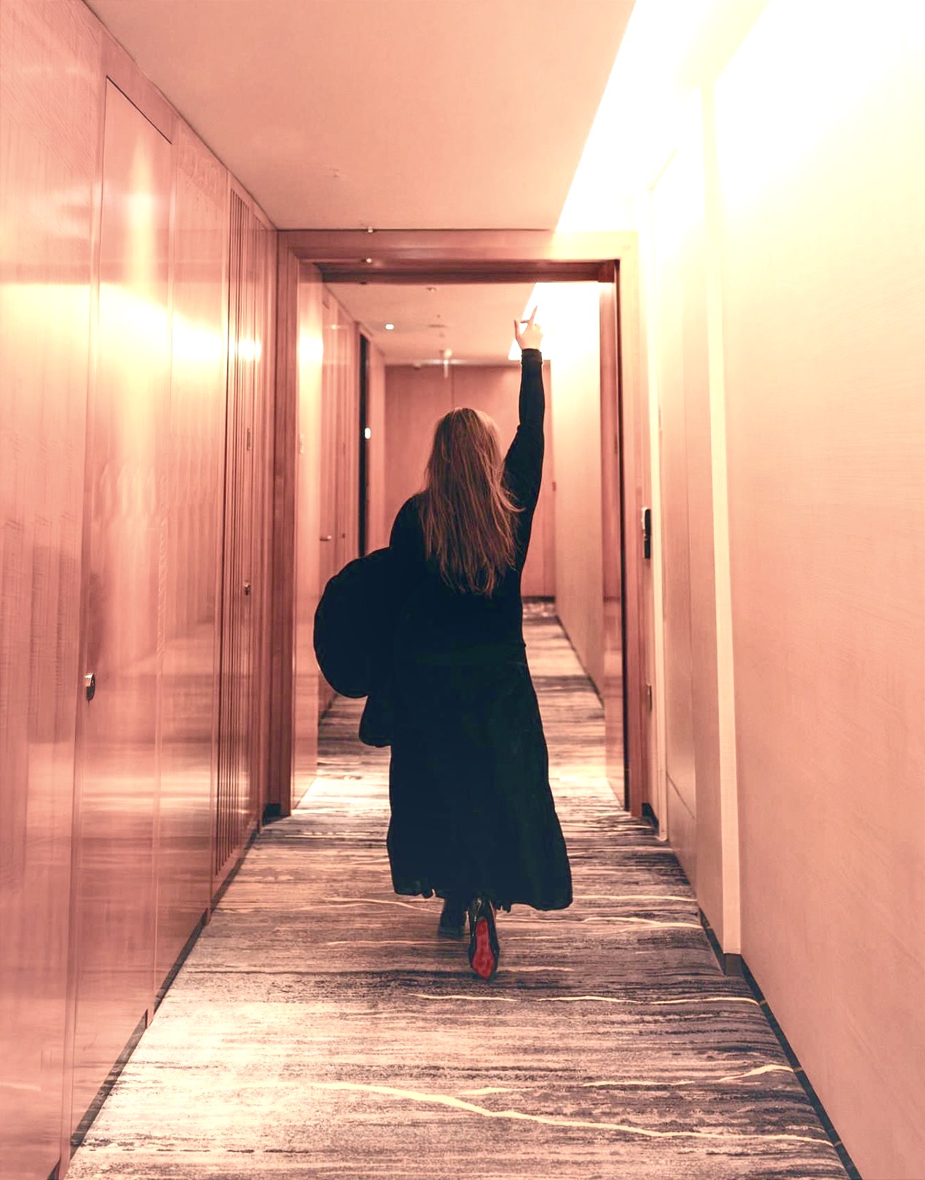 Louboutin on Patsy Woo